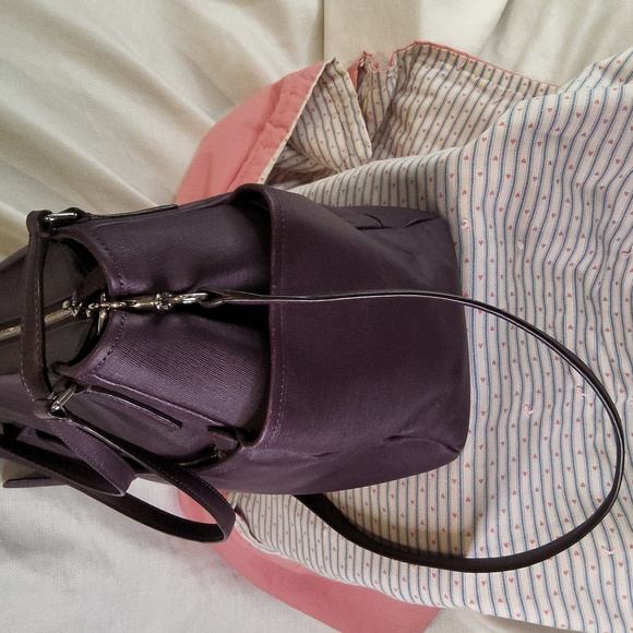 Large Coach  26353 eggplant purple Diaper bag changing pad - Picture 6 of 10